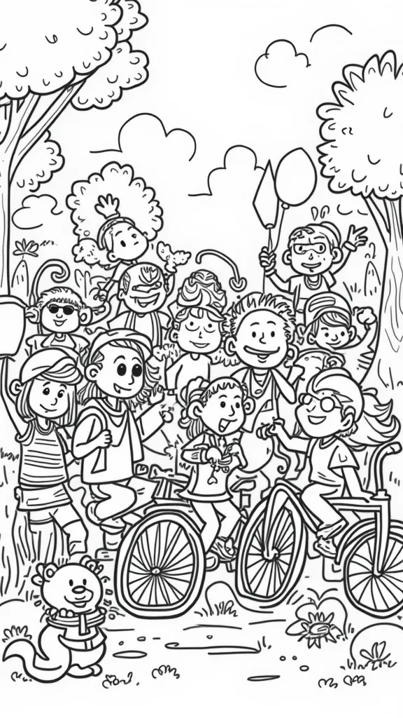 fun squad coloring pages